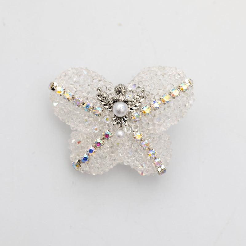 Wholesale 10pcs Acrylic Butterfly Diamond Ball String Beads